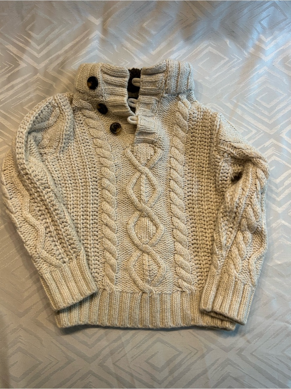 Cream Cable Knit Sweater by Baby GAP